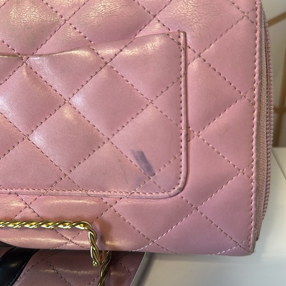 CHANEL Cambon line Zip around long wallet.organizer with pen holder.Pre-loved - Picture 6 of 10